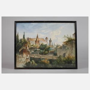 Anton Doll, attr., Die Kaiserburg in Nürnberg