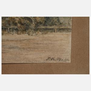 Ansicht Leipzig ”Die alte Pleißenburg”