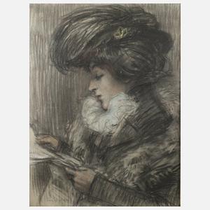 Viktor Stretti, attr., Jugendstilschönheit