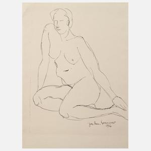 Prof. Josef Daniel Sommer, Frauenakt