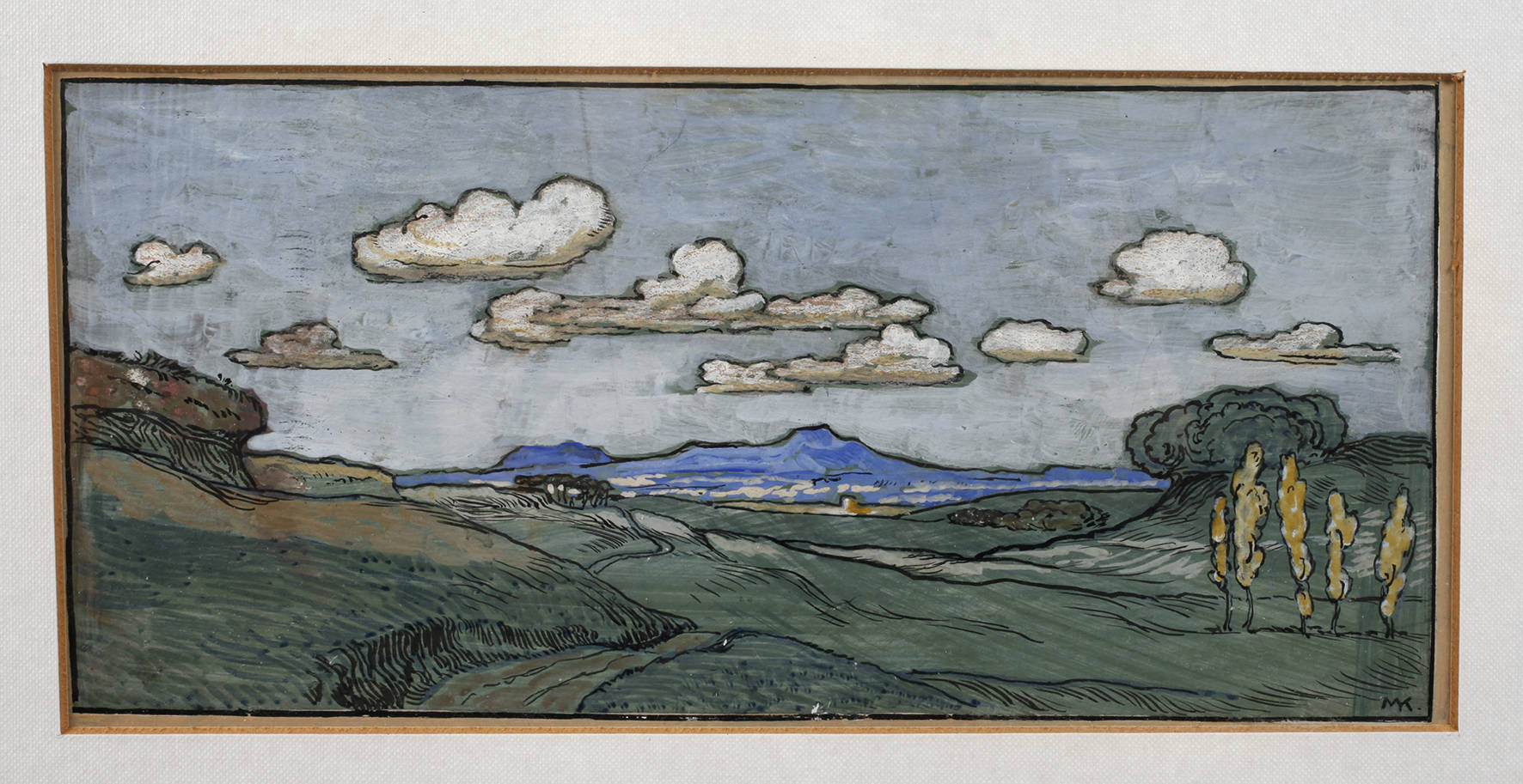 Weite Sommerlandschaft