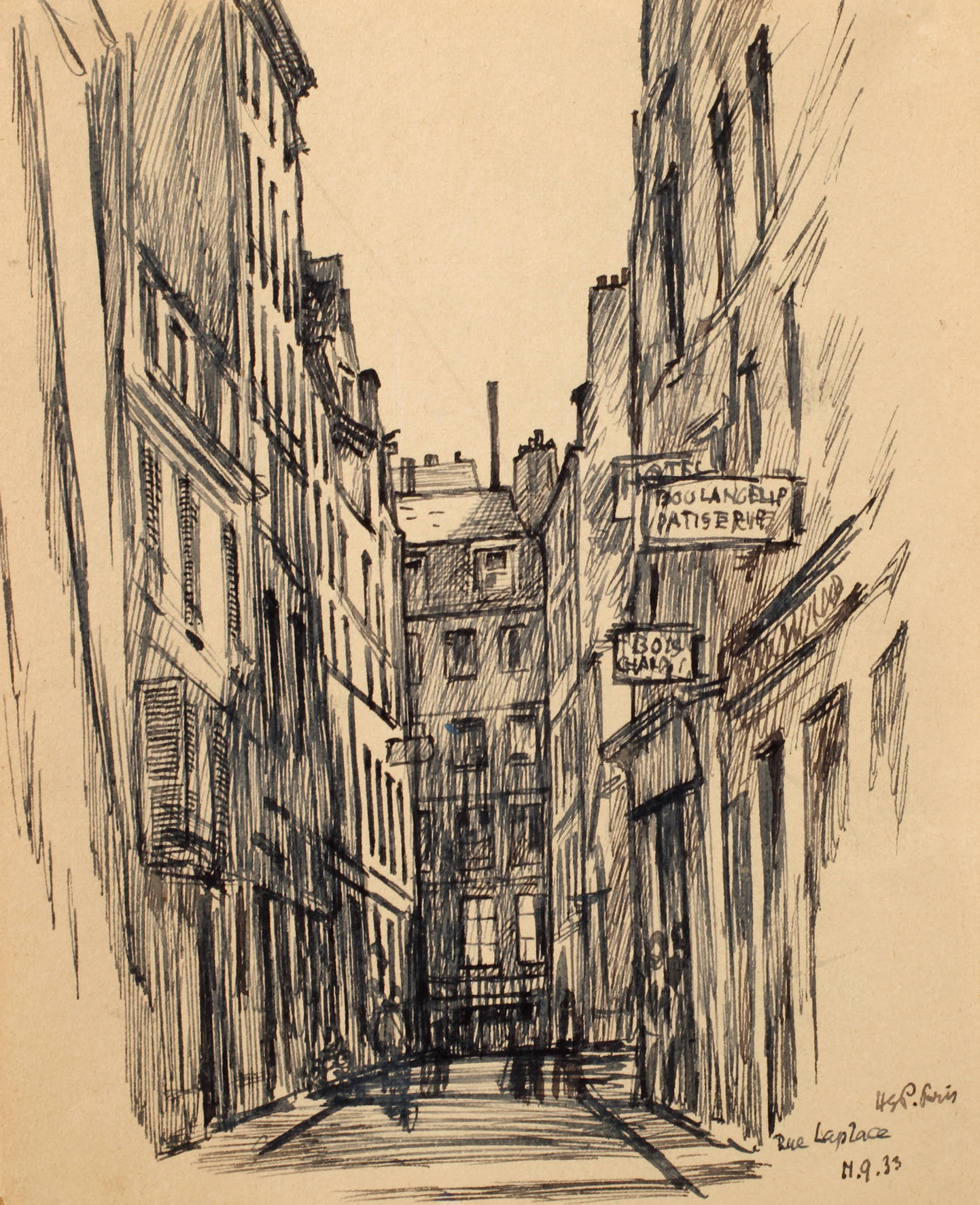 Prof. Hugo Steiner-Prag, ”Rue laplace Paris”