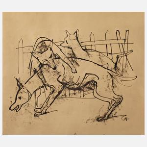 Karl Hofer, ”Hunde”