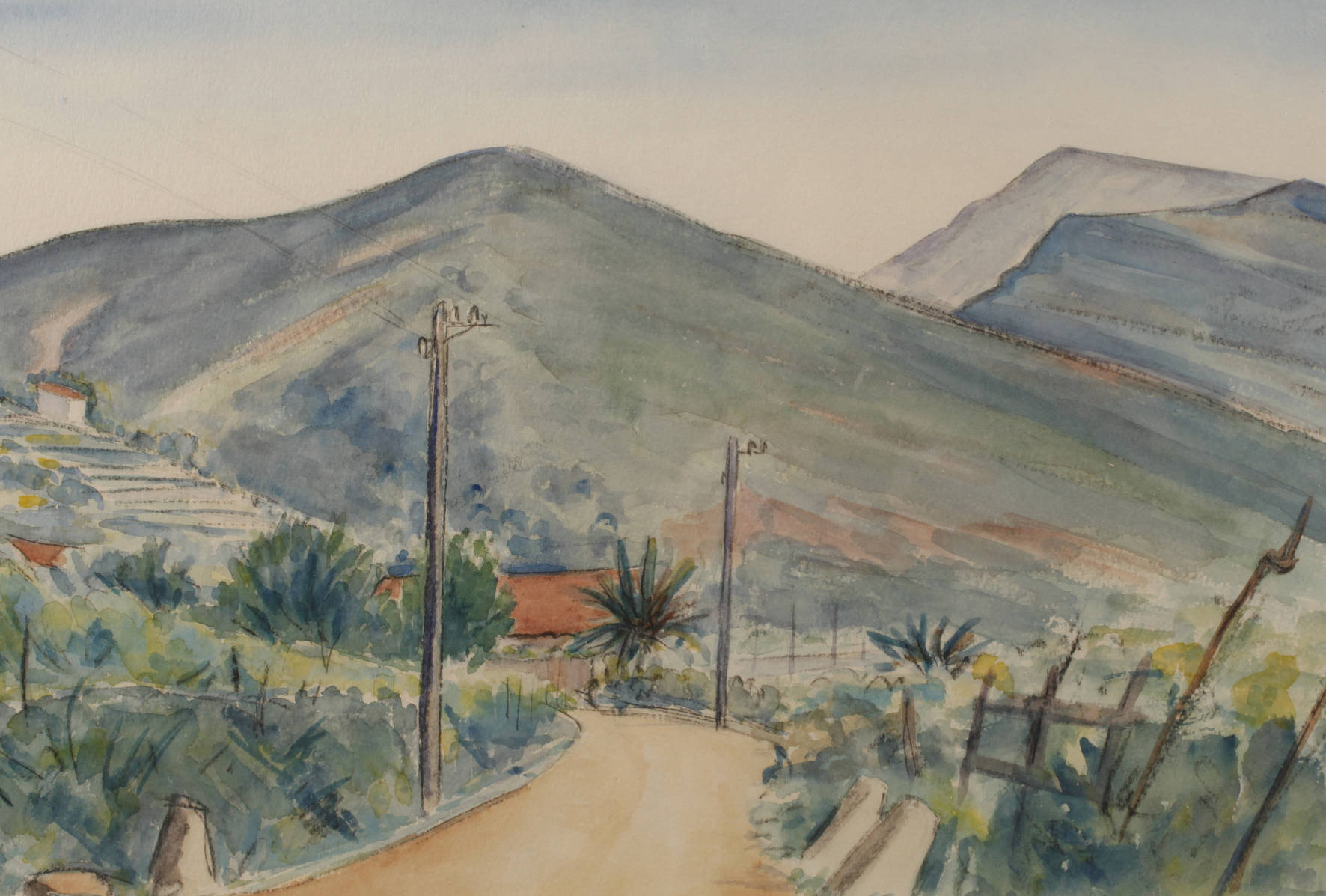 Hertha Jaegerschmid, Mediterrane Landschaft