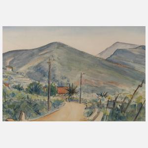 Hertha Jaegerschmid, Mediterrane Landschaft