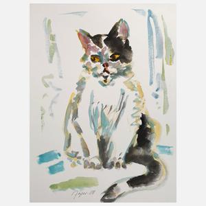 Jäger, Katzendarstellung