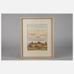 Rudolf Donnerhack, Häuser im Abendlicht