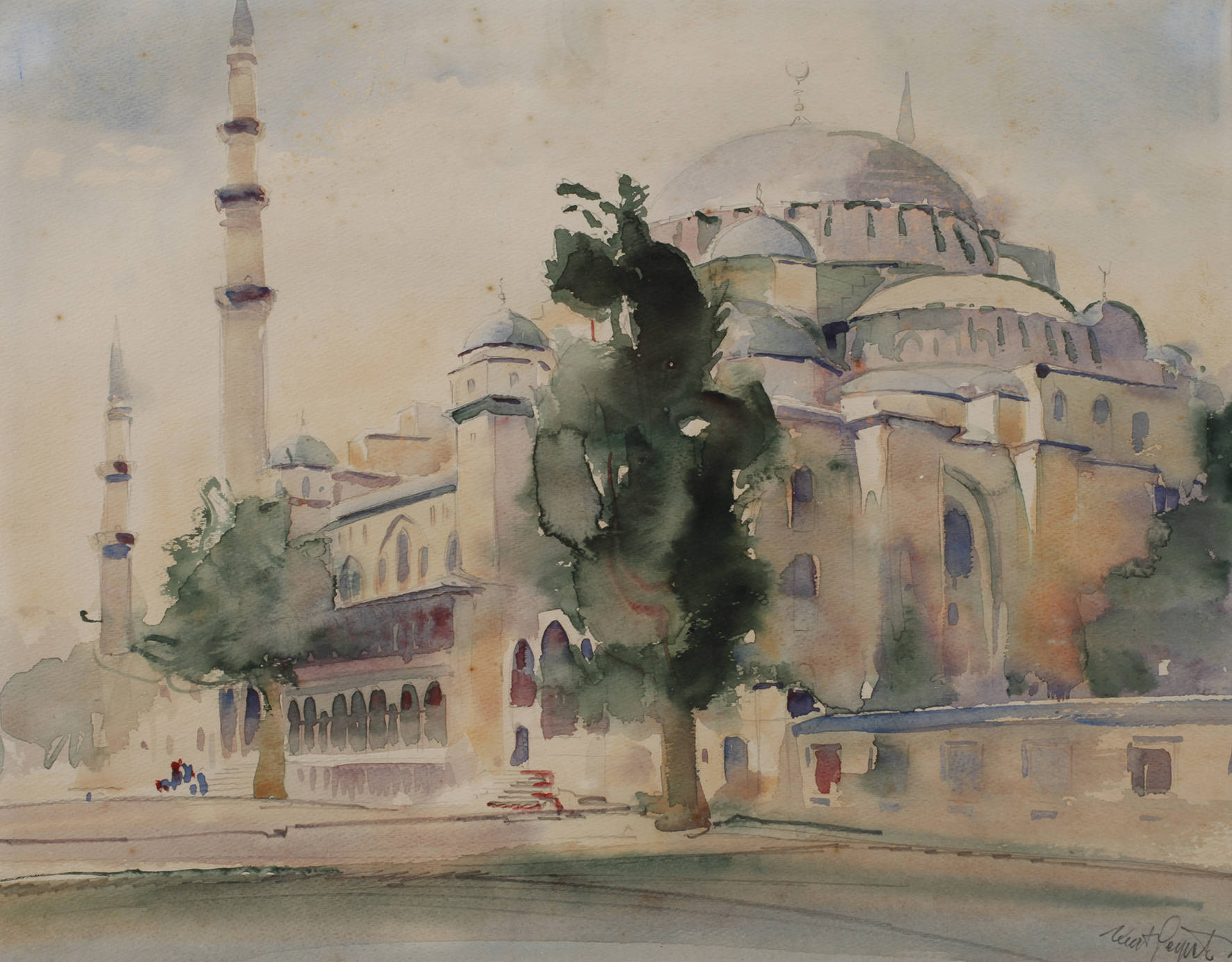 Kurt Geipel, Moschee im Sonnenlicht