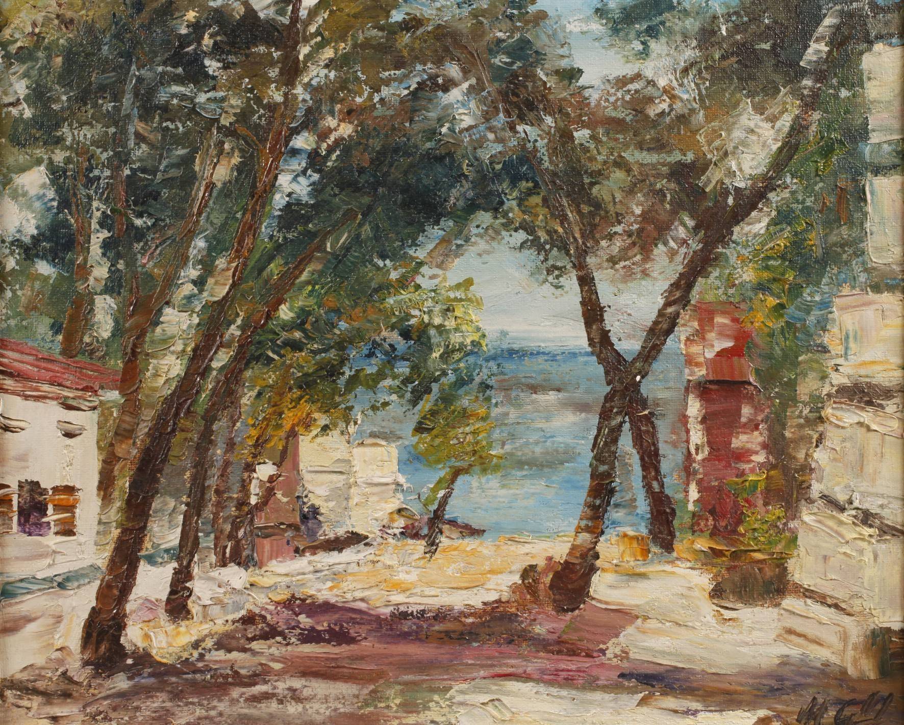 Martin Grünert, „Strasse in Cala Millor Mallorca”