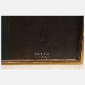 Paul Kober, ”Die nackte Maja” nach Goya