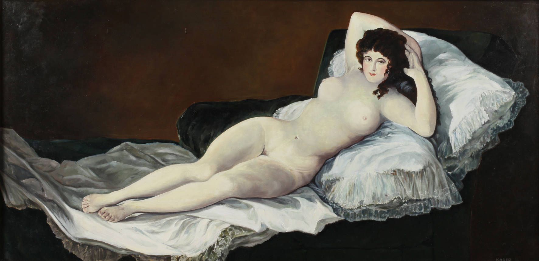 Paul Kober, ”Die nackte Maja” nach Goya