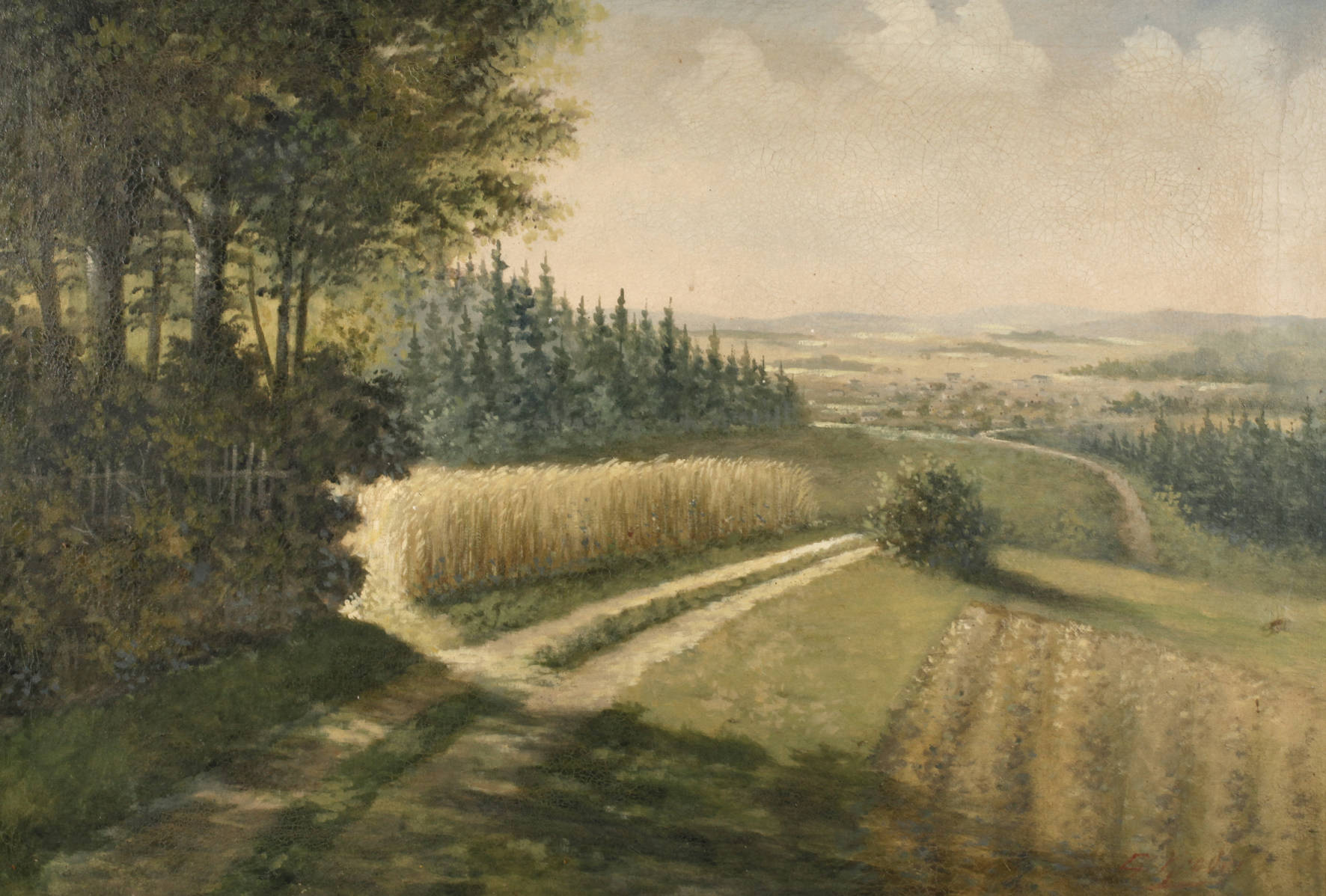 Georg Krodel, vogtländische Sommerlandschaft