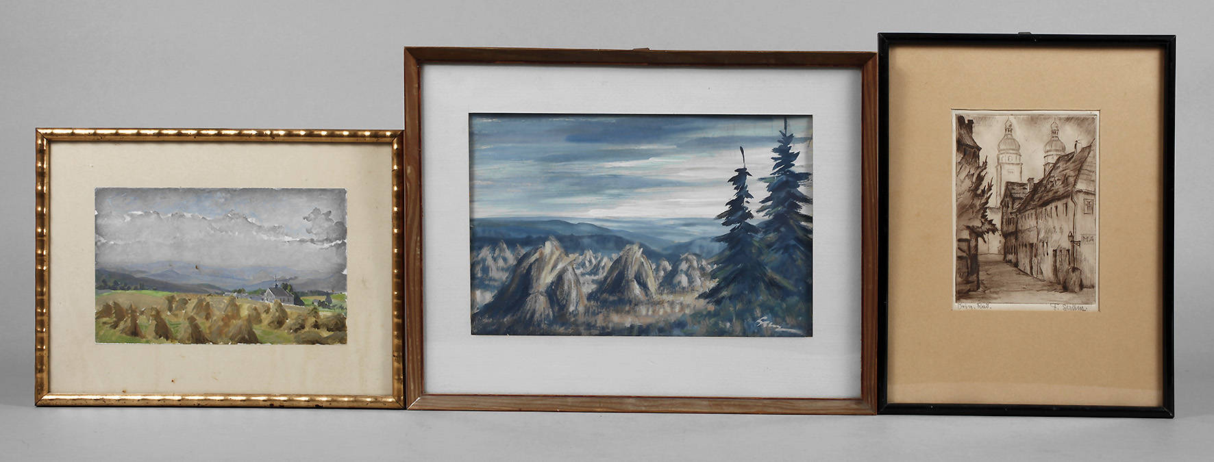 Fritz Strunz, Drei Vogtlandansichten