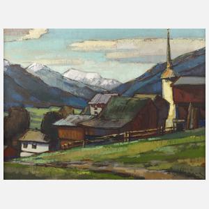 Johannes Wagner, Dorf im Gebirge