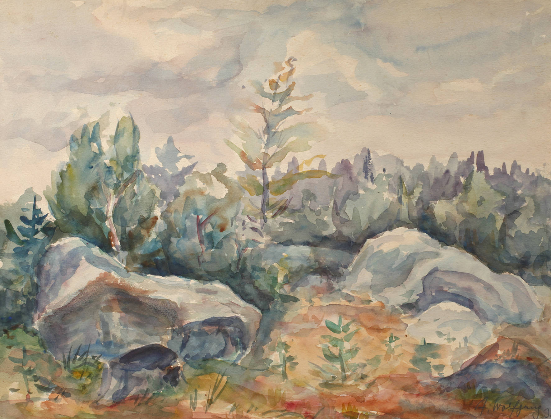 Alexander Wolfgang, Felslandschaft