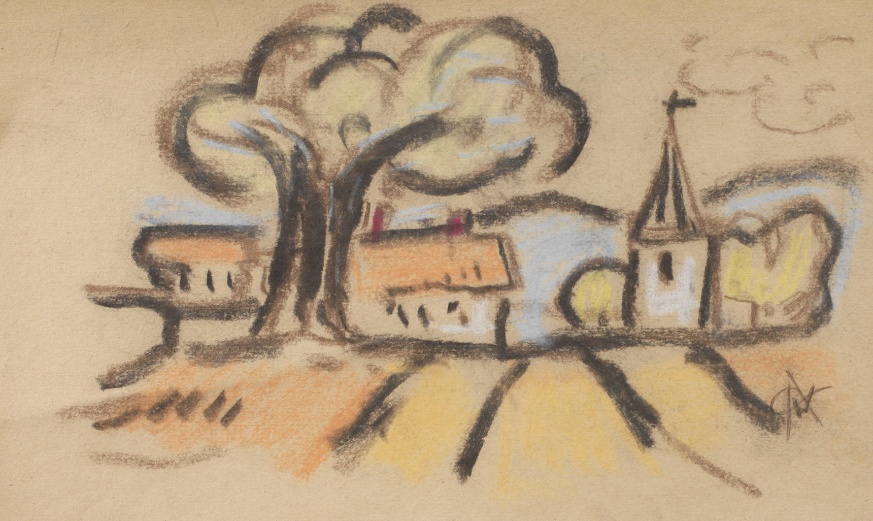 Alexander Wolfgang, Felder vorm Dorf