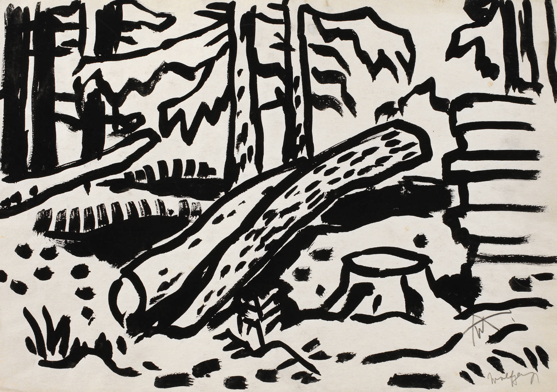 Alexander Wolfgang, Gefällte Bäume