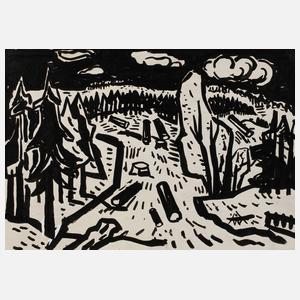 Alexander Wolfgang, Holzeinschlag