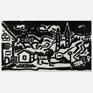 Alexander Wolfgang, Hochspannungsmasten vorm Dorf