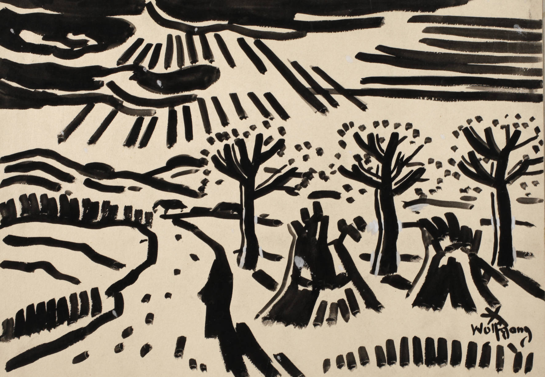 Alexander Wolfgang, ”Sommerlandschaft”