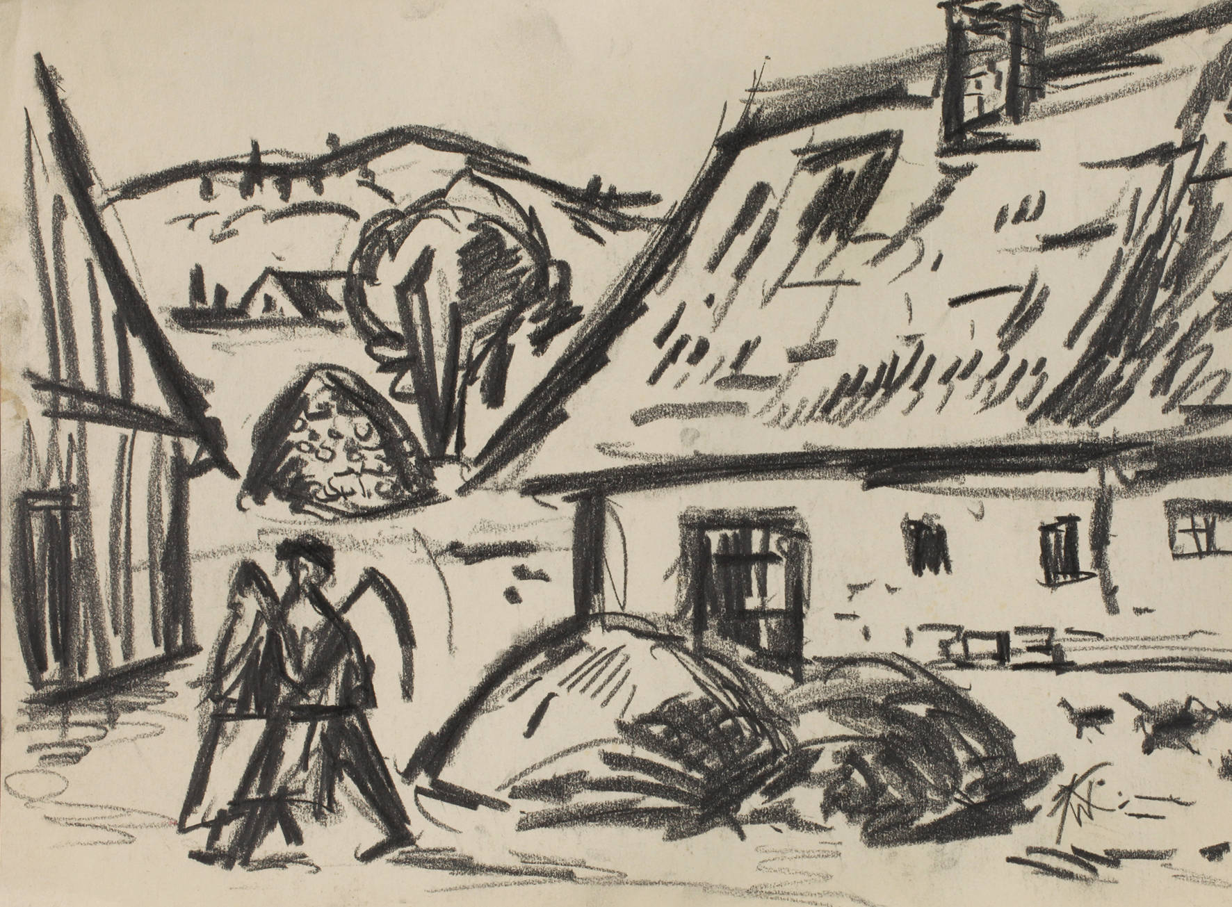 Alexander Wolfgang, Bauernhofszene