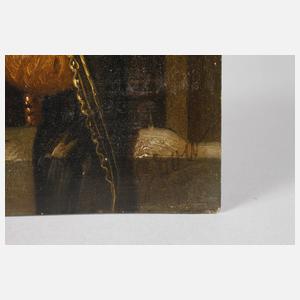 ”Der alte Schulmeister” nach Gerard Dou