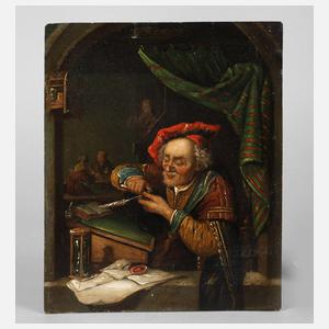 ”Der alte Schulmeister” nach Gerard Dou