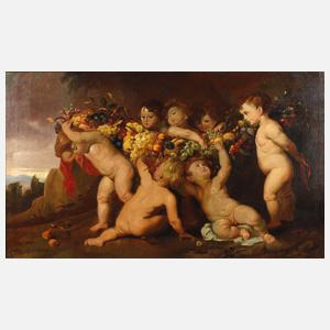 Seyffert, Kopie nach Rubens und Snyders ”Der Früchtekranz”