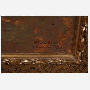 Prof. Hans Blum, Trauben- und Melonenesser nach Murillo