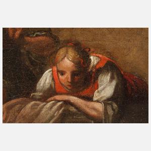 Barocke Treppenhausszene