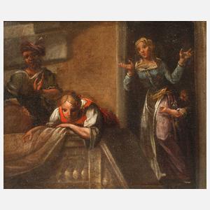 Barocke Treppenhausszene