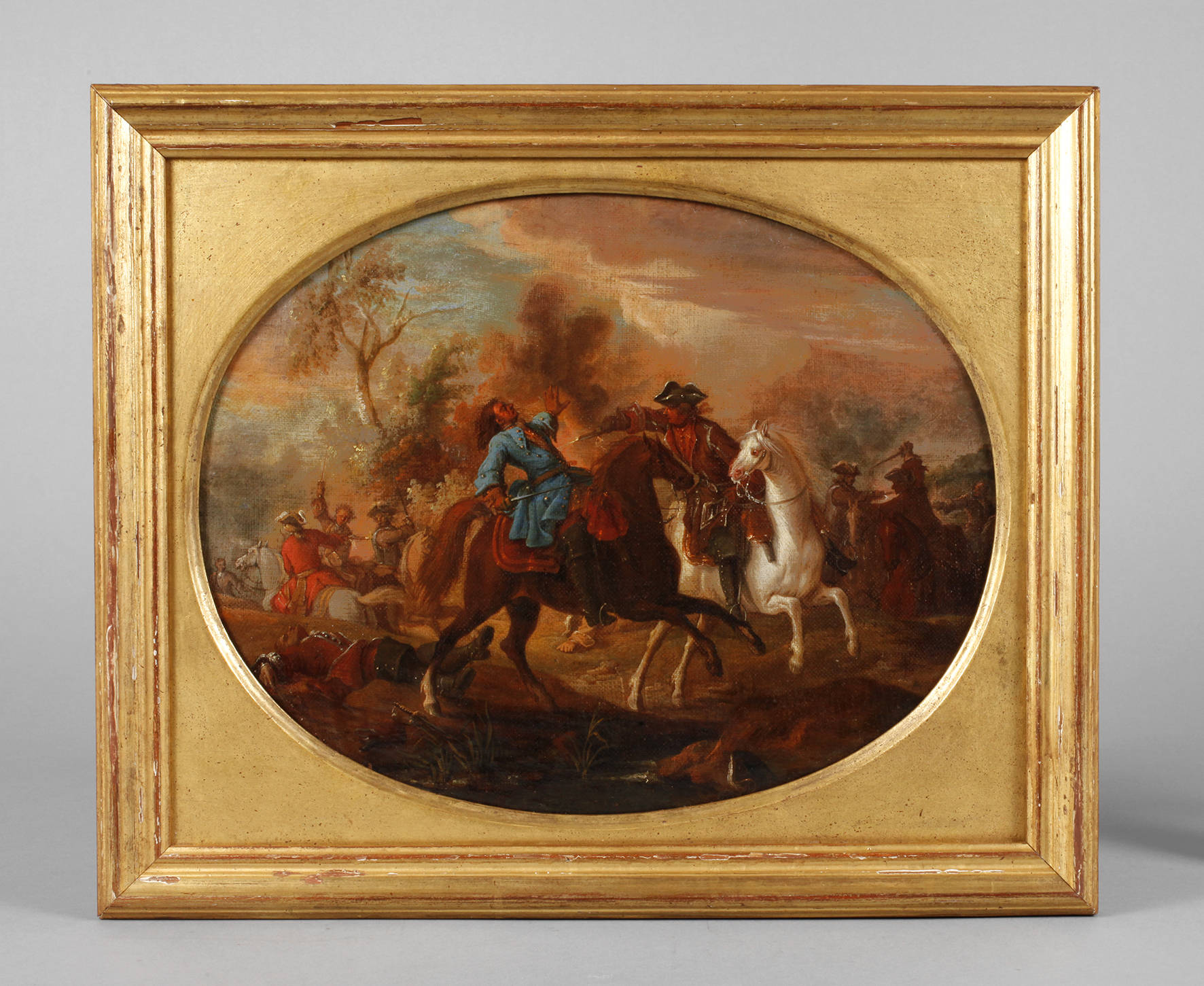 Schlachtenszene um 1750