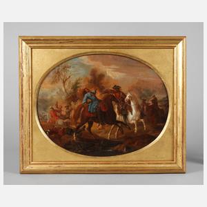 Schlachtenszene um 1750