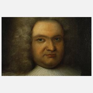 Portrait eines Herrn in barocker Tracht