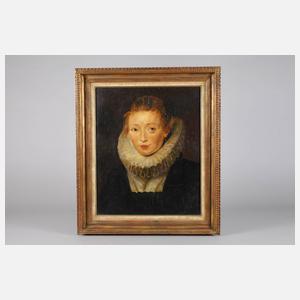 Portrait einer jungen Frau nach Rubens