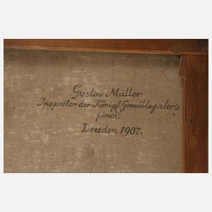 Gustav Müller, Portrait des Johann Carl Gottlob von Nostitz