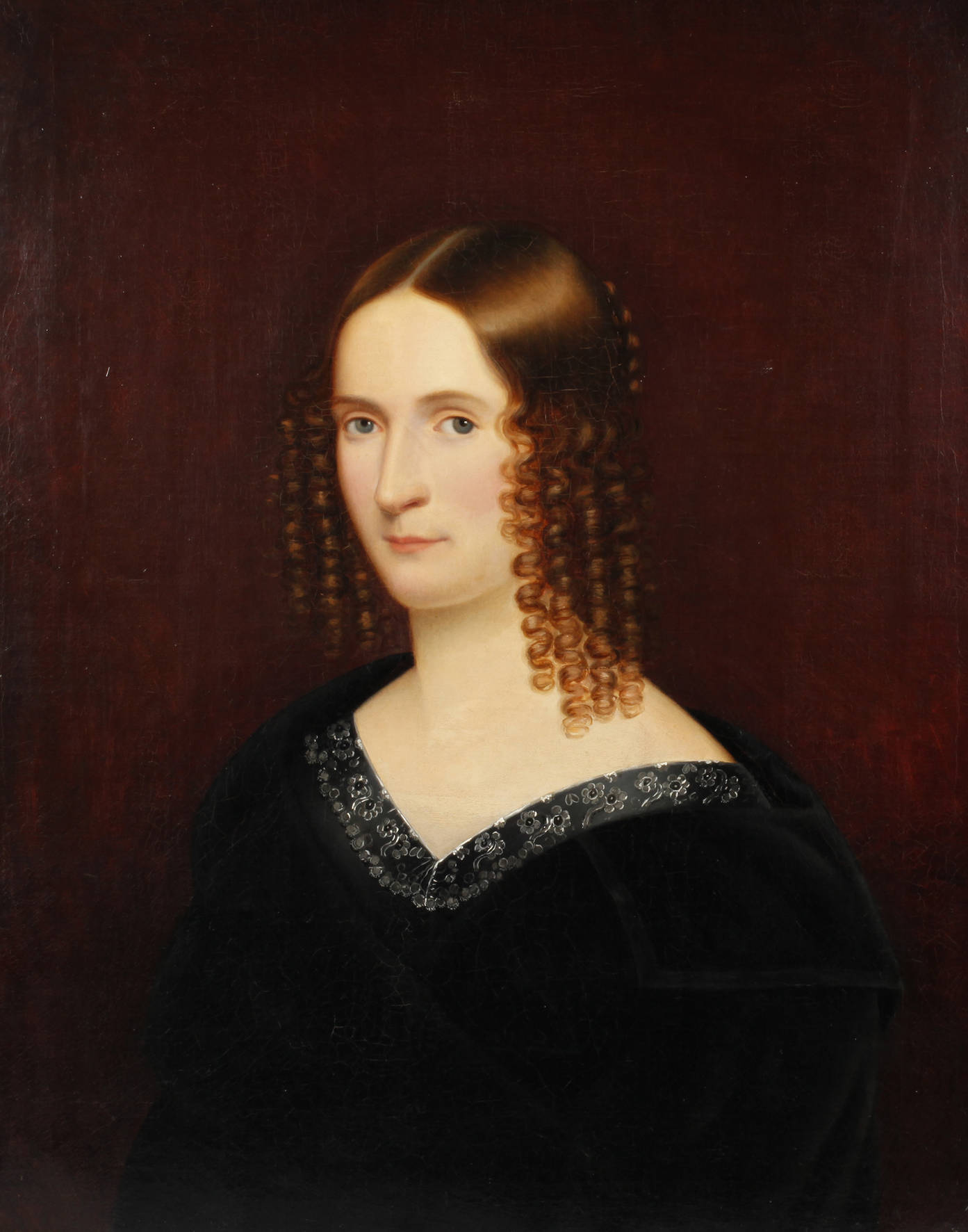 Damenportrait Biedermeier um 1840