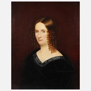 Damenportrait Biedermeier um 1840