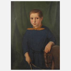 Jungenportrait Spätbiedermeier