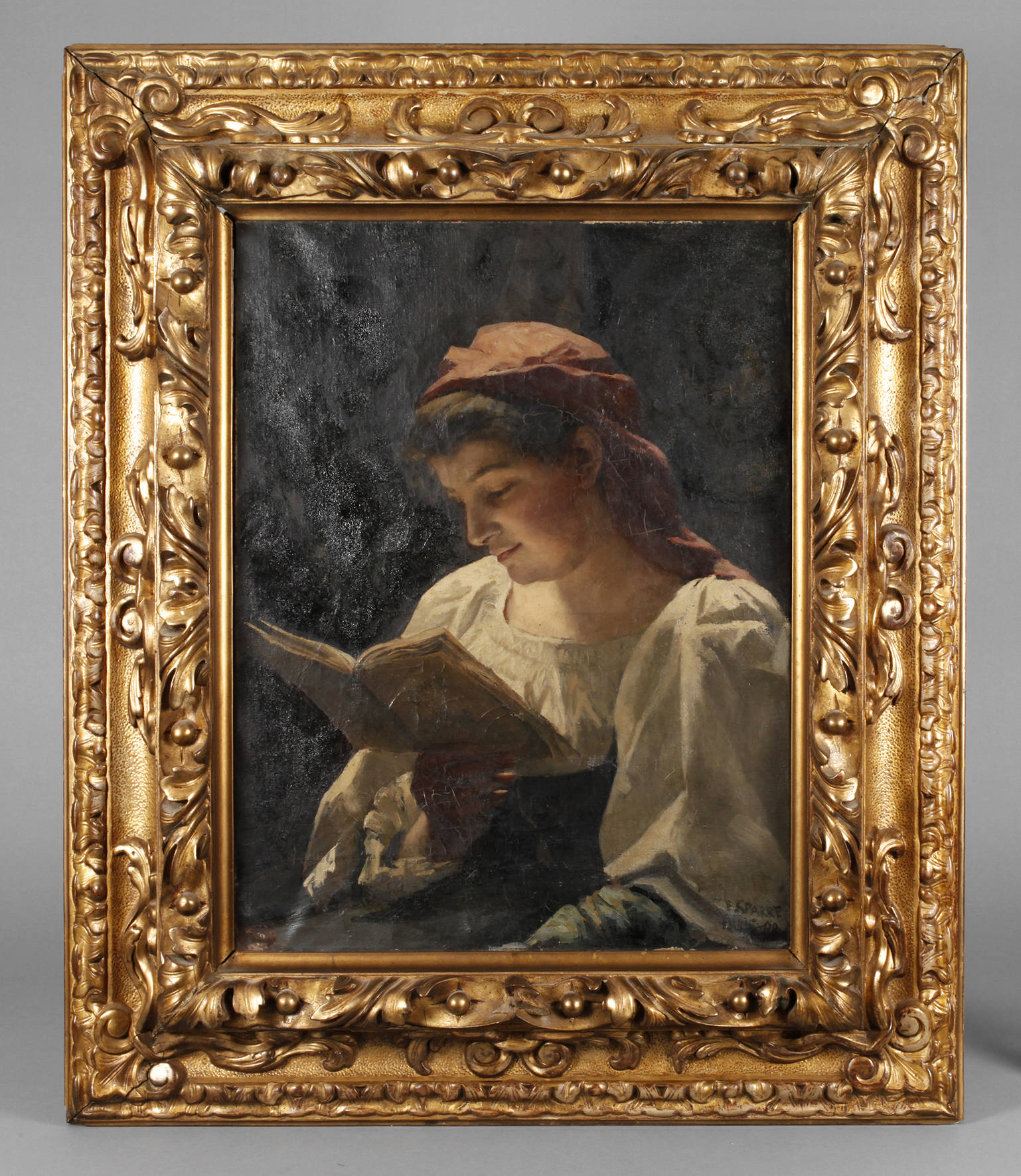 Baronin Emma Sparre, Lesendes Mädchen