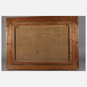 Prof. Heinrich Otto, attr., Schmiede in Frühlingslandschaft