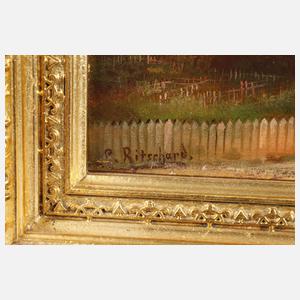 Hubert Sattler, Abenddämmerung am Rosengarten