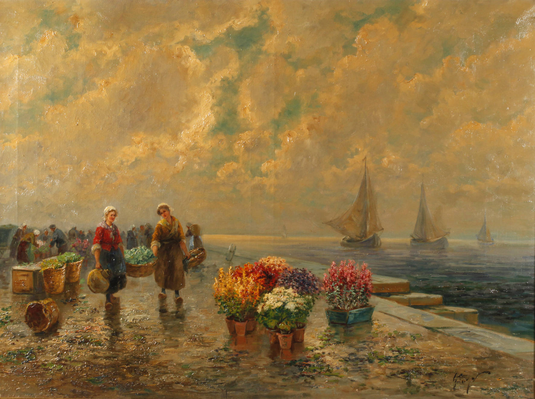 Holländischer Blumenmarkt