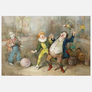 Antal Jancsek, attr., Zirkusszene