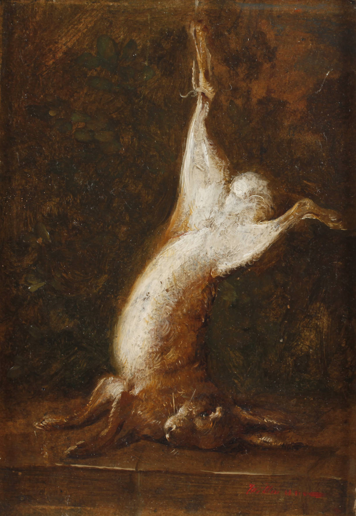 Bernhard Willmann, attr., Erlegter Hase