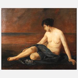 Paul Unbereit, Damenakt am Meer