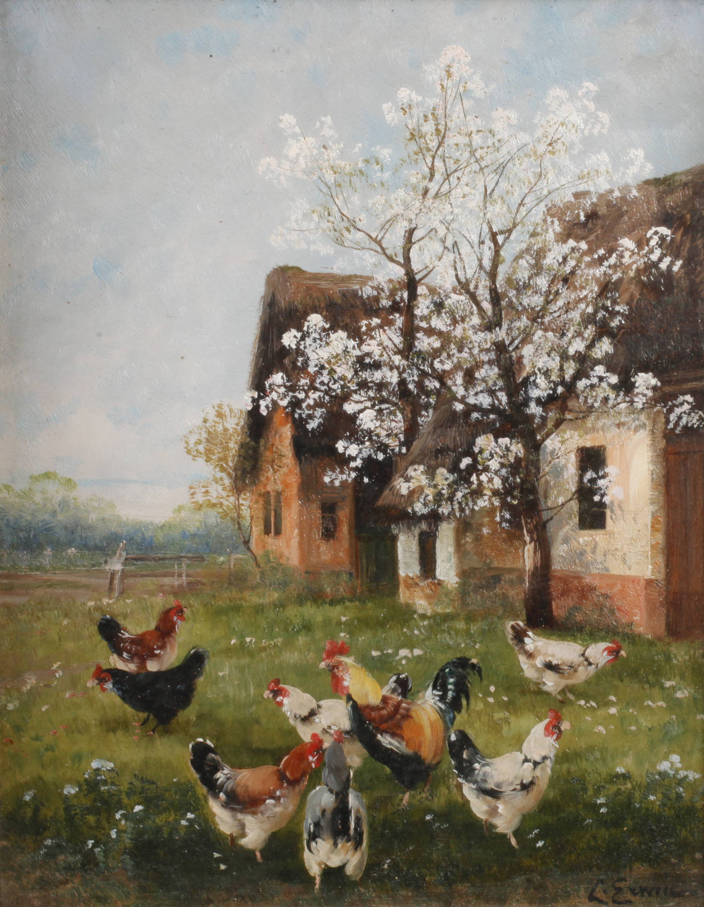 L. Erwin, Hühnerhof
