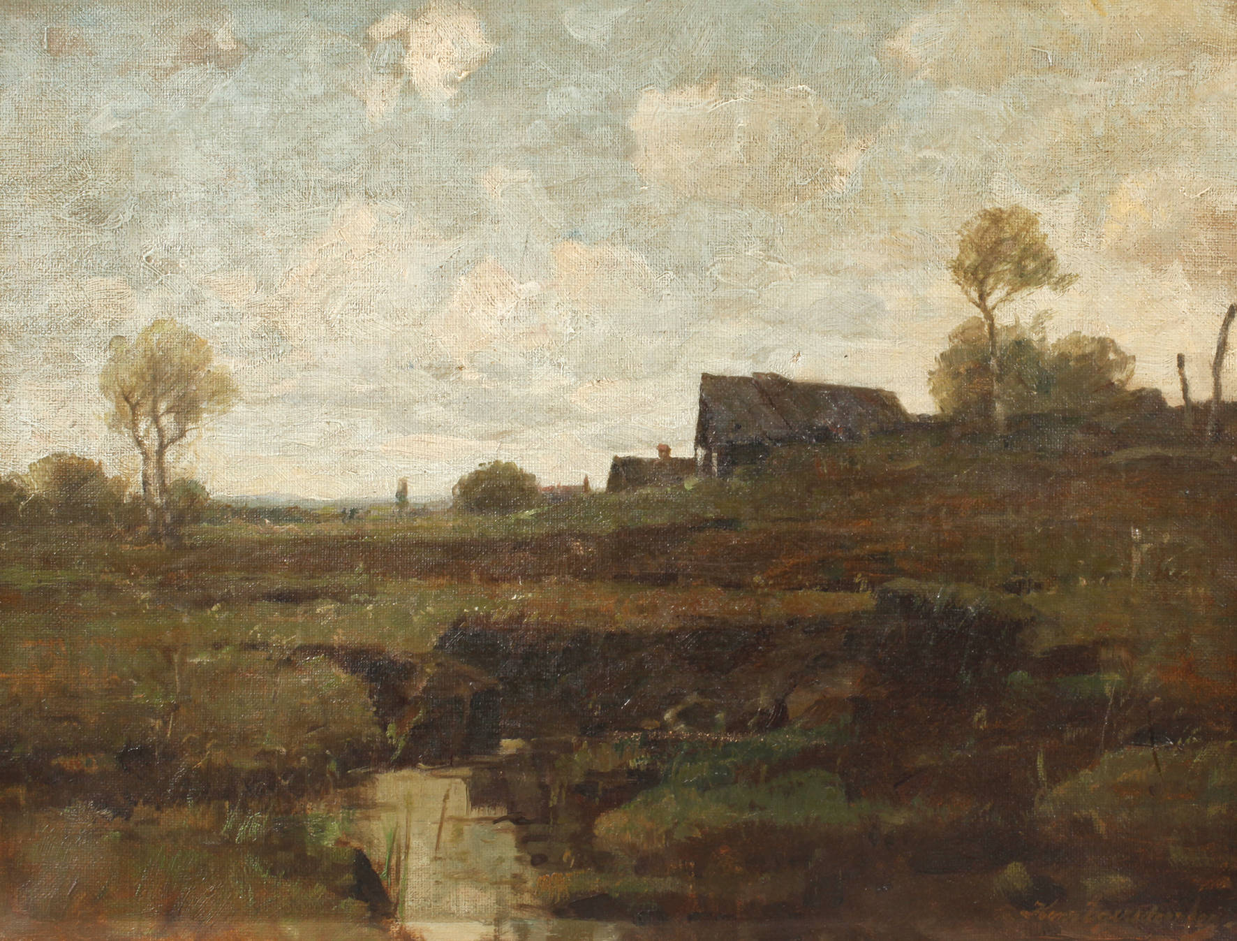 Konrad Egersdoerfer, Abend im Moor