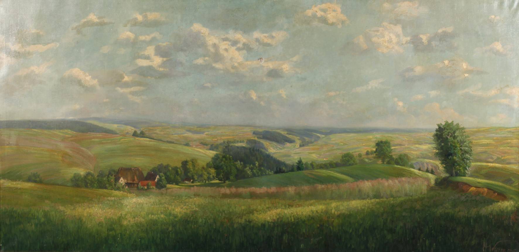 Hans Wurm, ”Weite Sommerlandschaft”