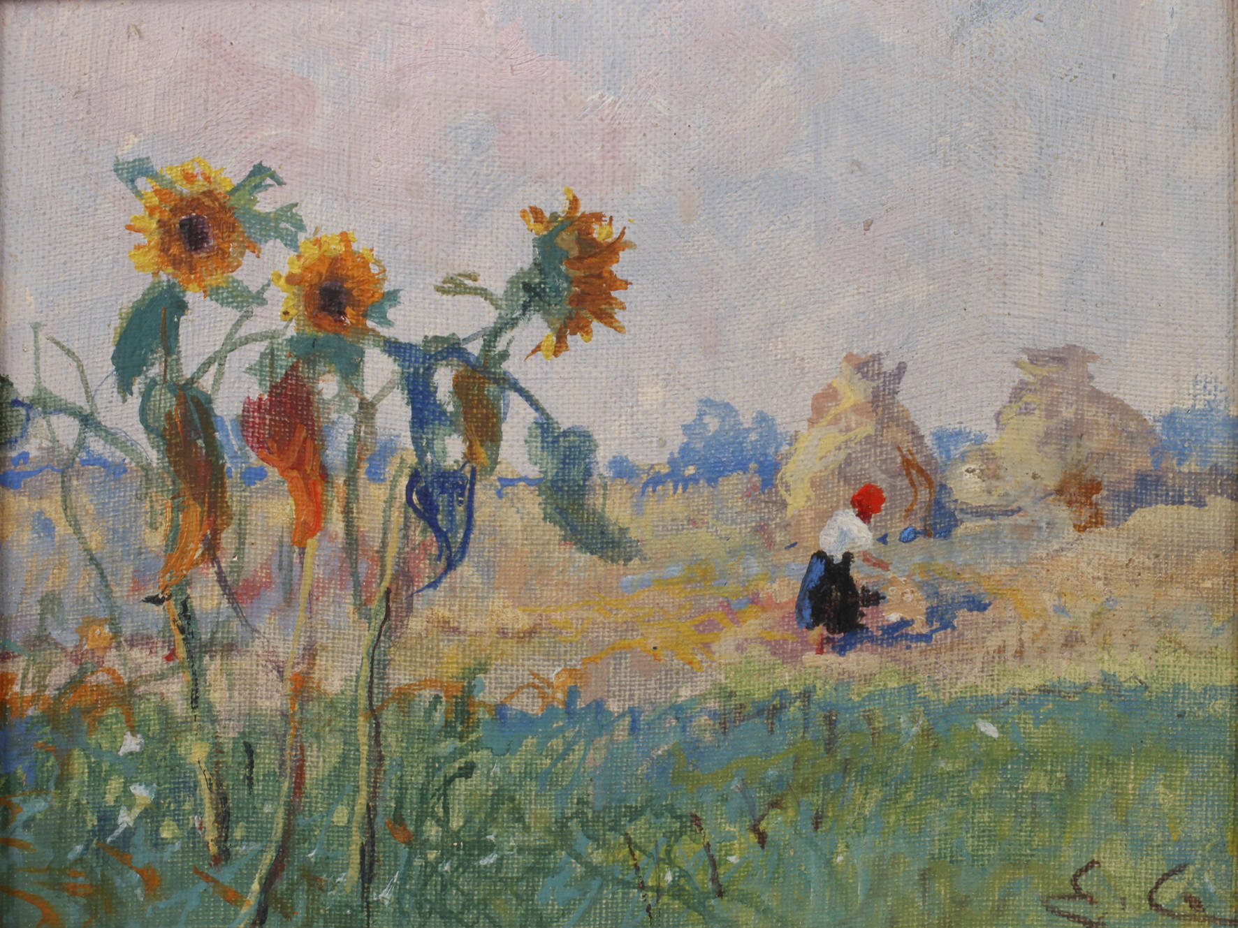 Edmund Cieczkiewicz, attr., Heuernte